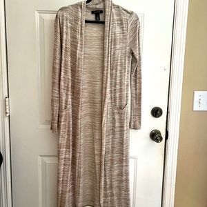 White House Black Market Cream Duster